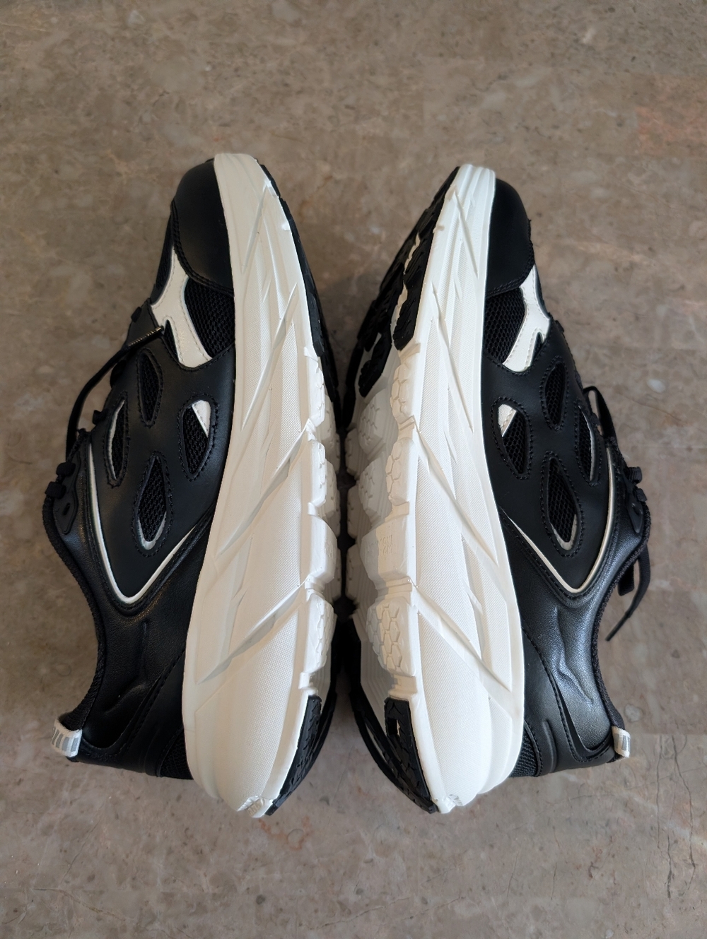 Hoka U Clifton L Athletic Cushioned Shoes Obsidian Alabaster Women Size 11.5 - Picture 7 of 15